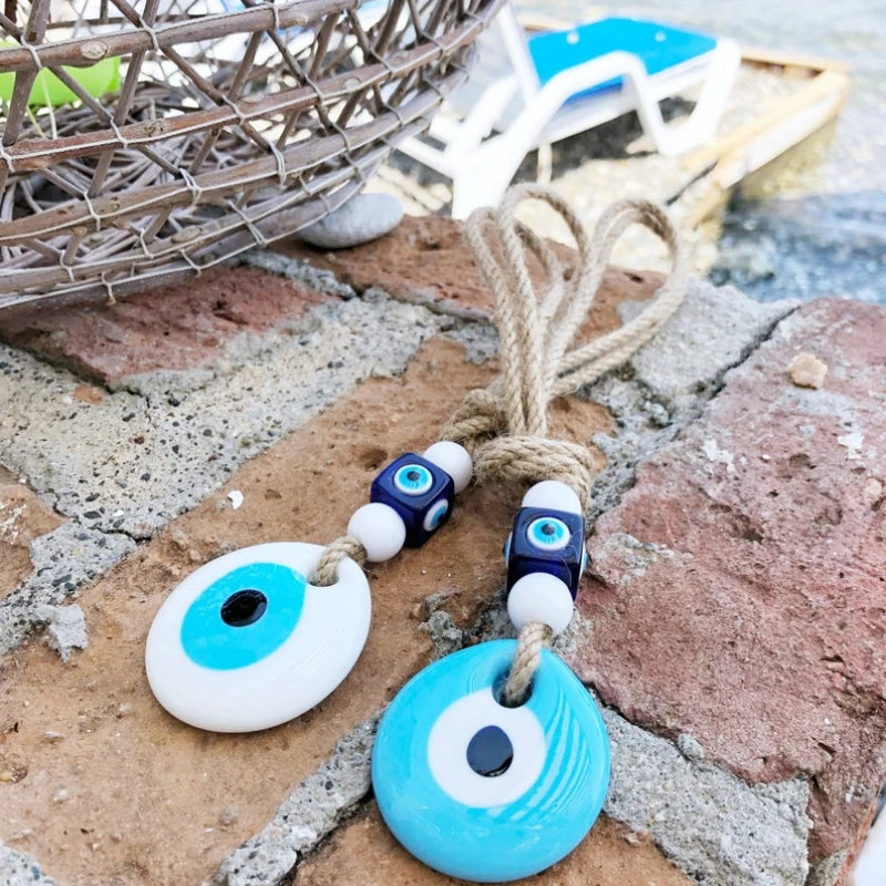 Evil Eye Lucky Eye Beads  Wall Hanging Home Decor