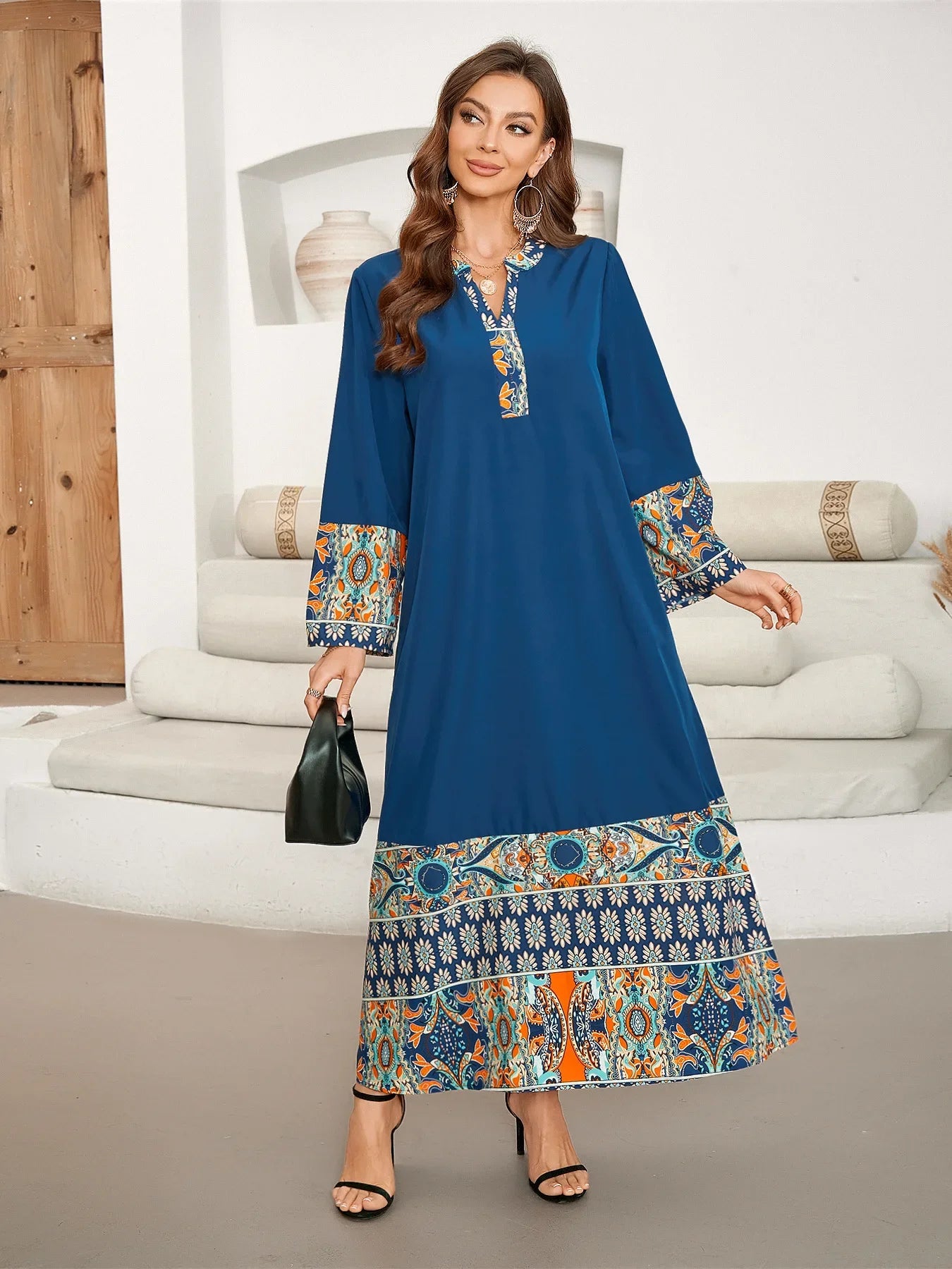 Arabian Summer Print Women Dress