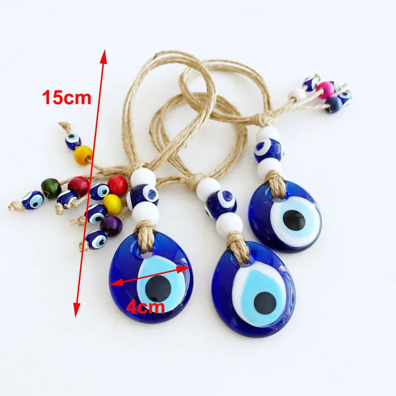 Evil Eye Lucky Eye Beads  Wall Hanging Home Decor