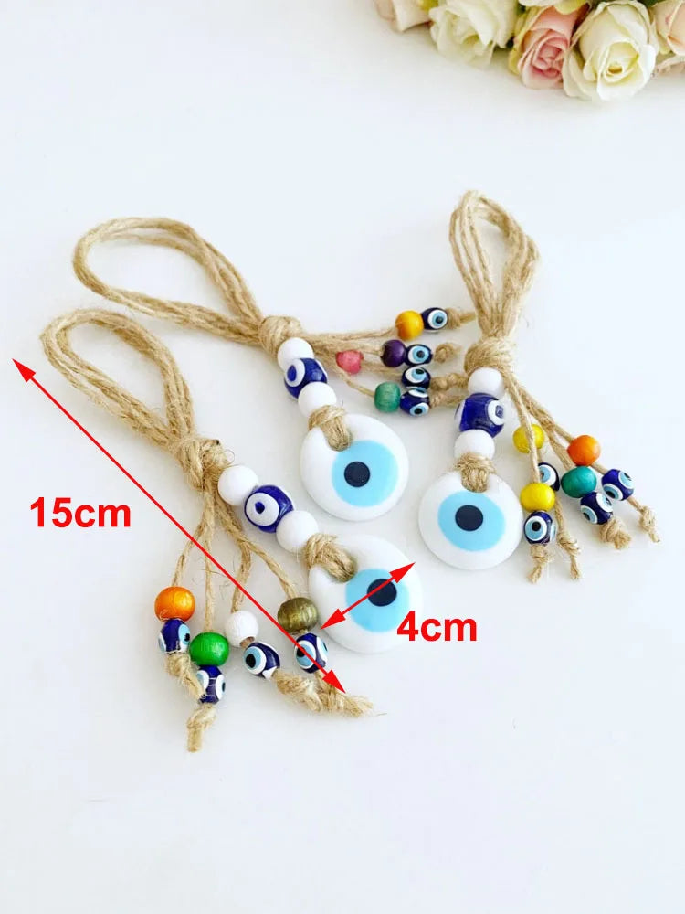 Evil Eye Lucky Eye Beads  Wall Hanging Home Decor