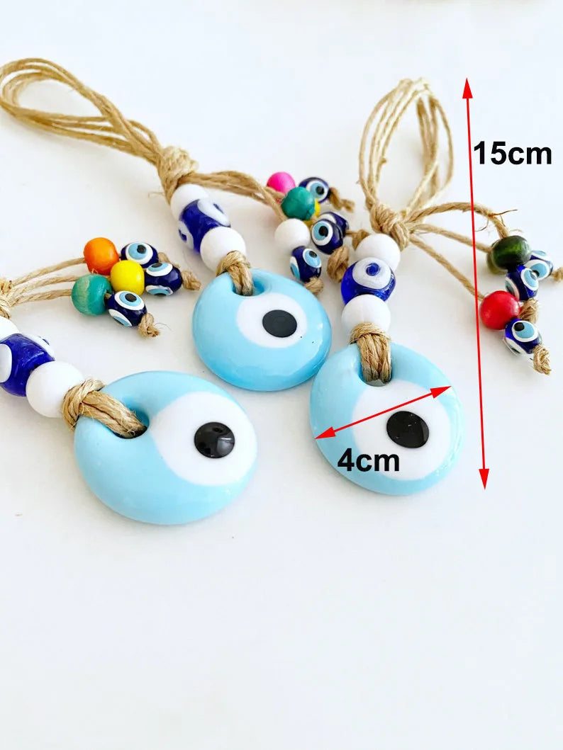 Evil Eye Lucky Eye Beads  Wall Hanging Home Decor