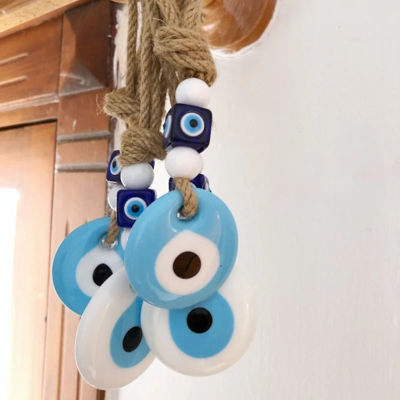 Evil Eye Lucky Eye Beads  Wall Hanging Home Decor