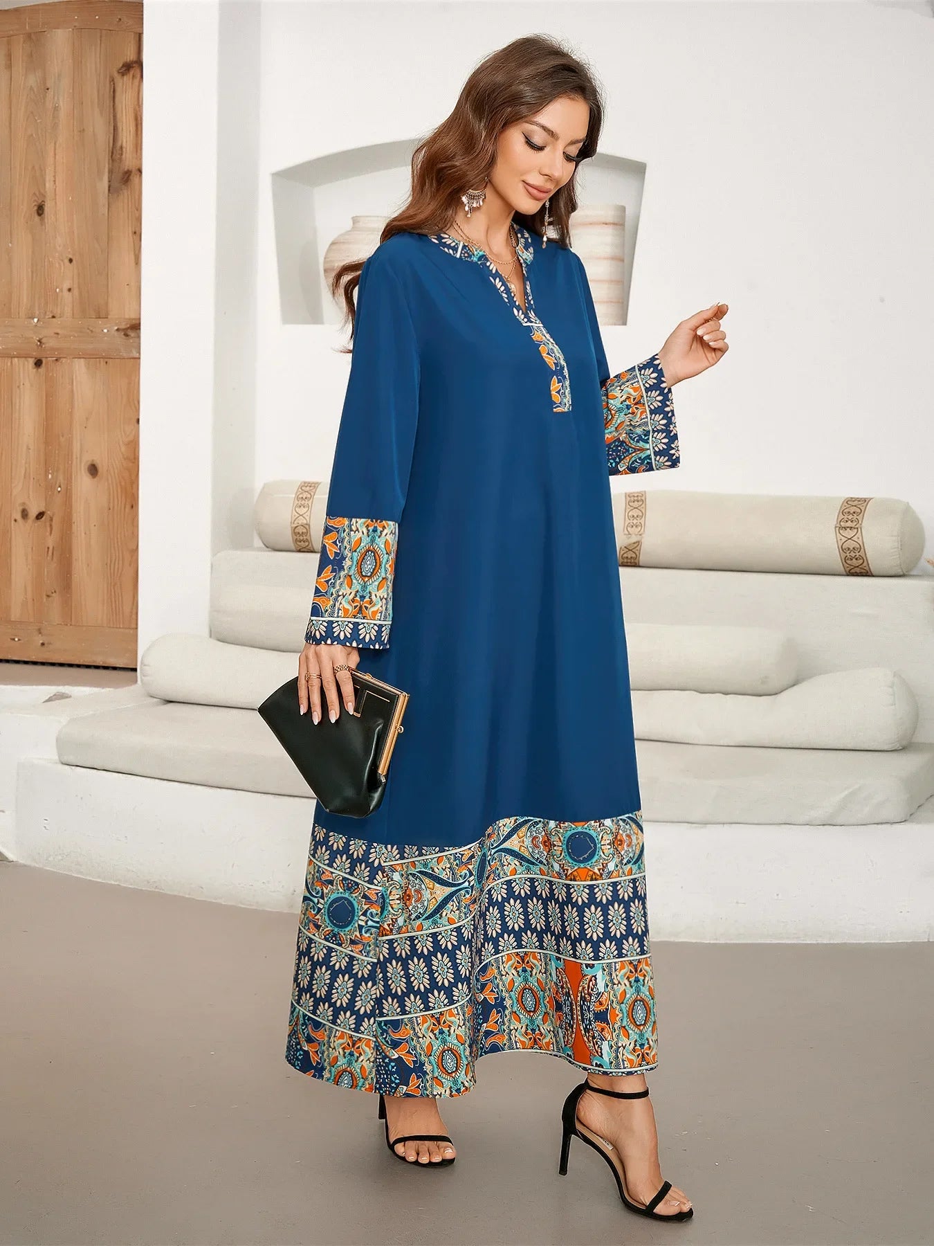 Arabian Summer Print Women Dress