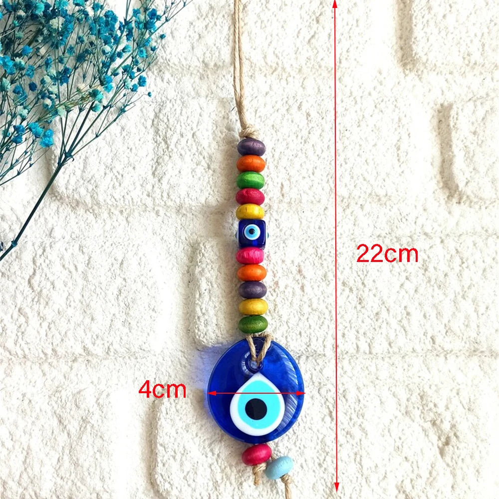 Evil Eye Lucky Eye Beads  Wall Hanging Home Decor